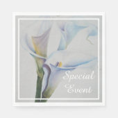 Gorgeous Calla Lilies Party Serviette (Vorderseite)