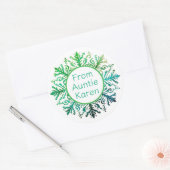 Gorgeous Christmas stickers personalized (Umschlag)