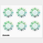 Gorgeous Christmas stickers personalized (Blatt)