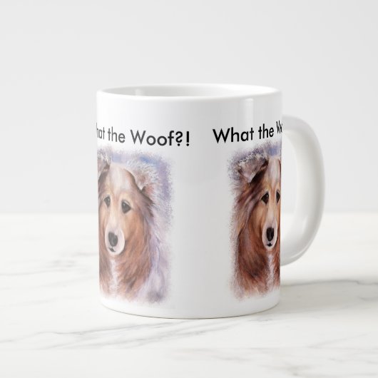 GORGEOUS COLLIE Jumbo-Tasse (Vorderseite Rechts)