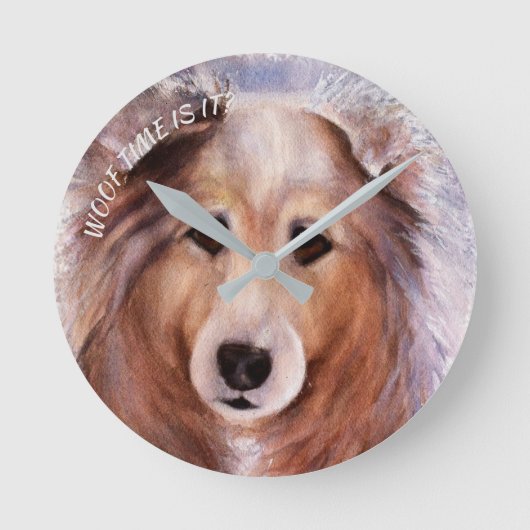 GORGEOUS COLLIE RUNDE WANDUHR (Vorderseite)