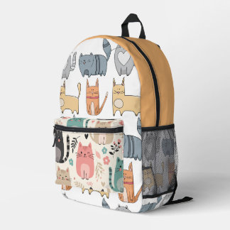Gorgeous colorful backpack, one of a kind printed  bedruckter rucksack