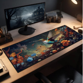 Gorgeous Colorful Hummingbird Schreibtischunterlage