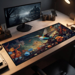 Gorgeous Colorful Hummingbird Schreibtischunterlage