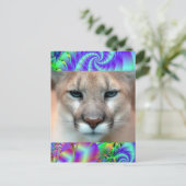 GORGEOUS COUGAR POSTKARTE (Stehend Vorderseite)