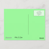 GORGEOUS COUGAR POSTKARTE (Rückseite)