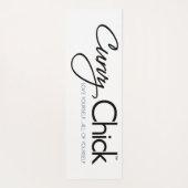 Gorgeous Curvy Black Woman Yogamatte (Rückseite)