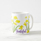 Gorgeous Daffodil Blume Kaffeebücher Kaffeetasse (VorderseiteRechts)
