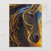 Gorgeous Dark Horse Triptych Postkarte (Vorderseite)