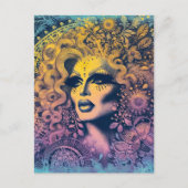 Gorgeous Drag Queen Postkarte (Vorderseite)