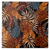 Gorgeous Earth Tone Tropical Fliese (Vorderseite)