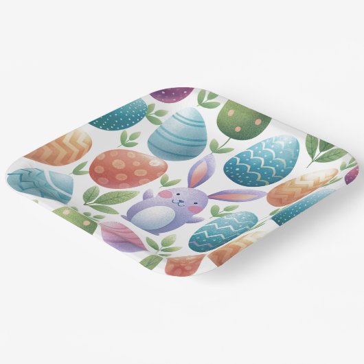 Gorgeous Easter paper plates Pappteller (Gewinkelt)