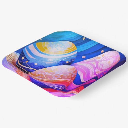 Gorgeous Easter paper plates Pappteller (Gewinkelt)