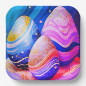 Gorgeous Easter paper plates Pappteller (Vorderseite)