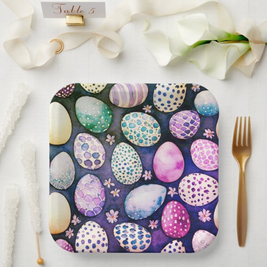 Gorgeous Easter paper plates Pappteller (Hochzeit)