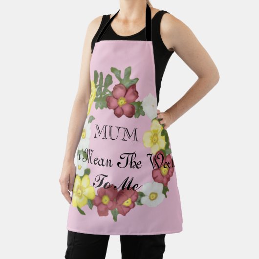 Gorgeous Editable Wild Rose Schürze (InSitu)