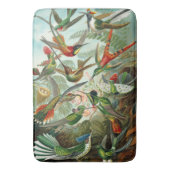 Gorgeous Ernst Haeckel Hummingbirds Badematte (Vorderseite Vertikal)