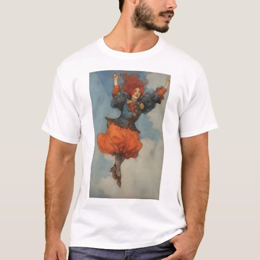Gorgeous Female Jester Egon Schiele T - Shirt (Vorderseite)
