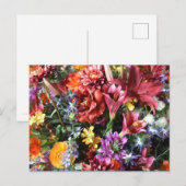 gorgeous, flamboyant flowers. postkarte (Vorne/Hinten)