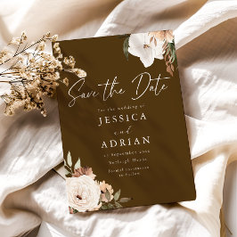 Gorgeous Floral Boho Wedding Save The Date