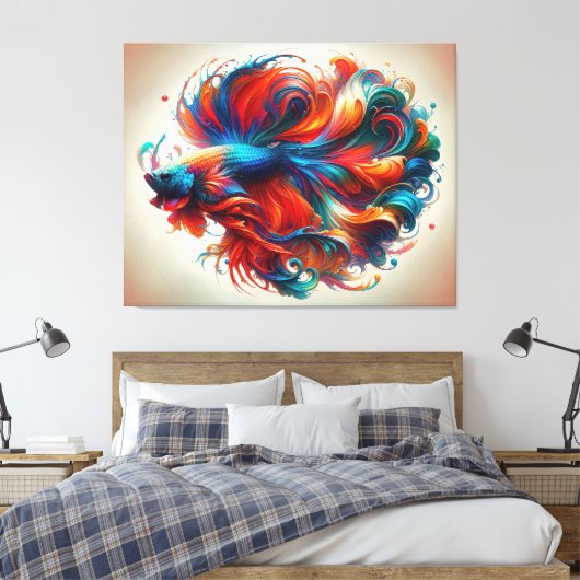 Gorgeous Flows Leinwanddruck (Insitu (Schlafzimmer))