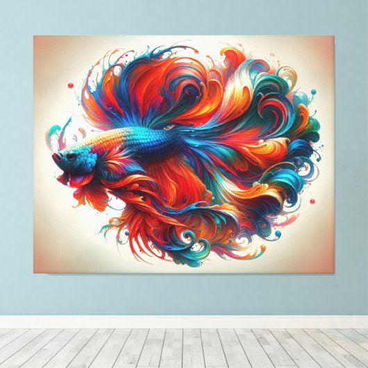 Gorgeous Flows Leinwanddruck (Insitu (Holzboden))