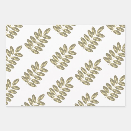 Gorgeous Foil Geometric Glam Geschenkpapier Set (Vorderseite 3)