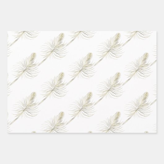 Gorgeous Foil Geometric Glam Geschenkpapier Set (Vorderseite 2)