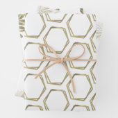 Gorgeous Foil Geometric Glam Geschenkpapier Set (Beispiel)