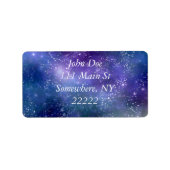 Gorgeous Galaxy Adressaufkleber (Vorne)