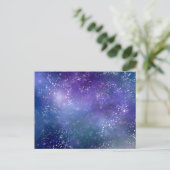 Gorgeous Galaxy Postkarte (Stehend Vorderseite)