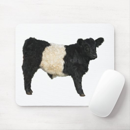 Gorgeous Galloway Steer Cutout Mousepad (Mit Mouse)