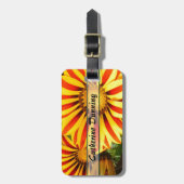 Gorgeous Gazania Gepäckanhänger (Vorderseite vertikal)