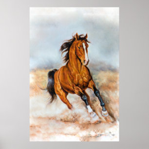 GORGEOUS Geist des Pferdeposters Poster