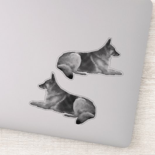 Gorgeous German Shepherd Aufkleber (Detail)