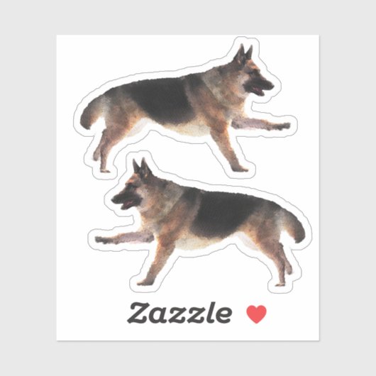 Gorgeous German Shepherd Aufkleber (Blatt)