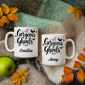 Gorgeous Ghouls Name Halloween Tasse für Freunde