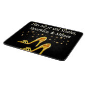 GORGEOUS GOLD 60. GEBURTSTAG SCHNEIDEBRETT (Ecke)