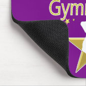 GORGEOUS GOLD I LIEBE GYMNASTICS DESIGN MOUSEPAD (Ecke)