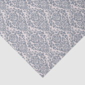 Gorgeous Gray Damask Pattern Seidenpapier (Ausschnitt)