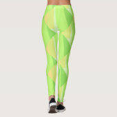 Gorgeous Green Fade Abstrakt Leggings (Rückseite)