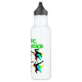 GORGEOUS GREEN I LIEBE GYMNASTICS DESIGN TRINKFLASCHE (Rechts)
