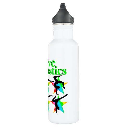 GORGEOUS GREEN I LIEBE GYMNASTICS DESIGN TRINKFLASCHE (Rechts)