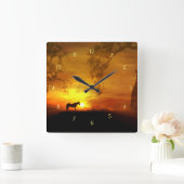 Gorgeous Horlock Quadratische Wanduhr (Zuhause)