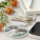 Gorgeous Husky Welppy Schlüsselanhänger (Vorderseite rechts)