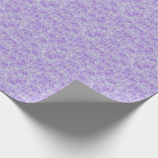 Gorgeous hydrangea Muster in Lavendelblüte Geschenkpapier (Ecke)