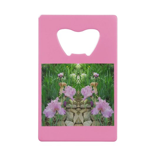 Gorgeous Iris Fantasy Pathway Geldbeutel Flaschenöffner (Vorderseite)