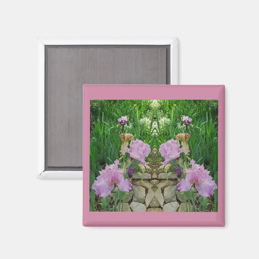 Gorgeous Iris Fantasy Pathway Magnet (Vorderseite/Rückseite)