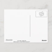 Gorgeous Lila Petunia Postkarte (Rückseite)