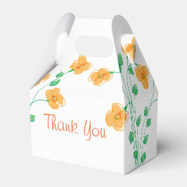 Gorgeous Little Peach Flower Gastfavorit Geschenkschachtel